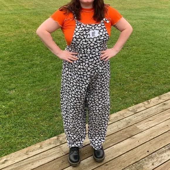 Sadie Alys Handmade Ghost Dungarees - Picture 1 of 3